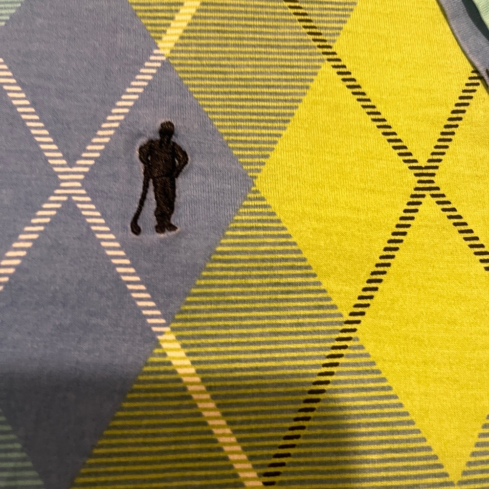 Argyle Pattern Polo Shirt